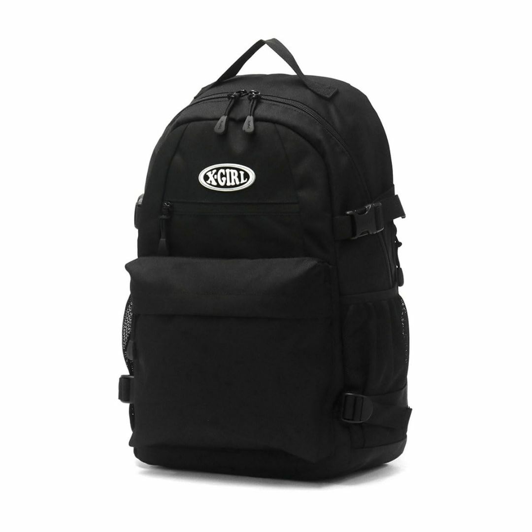 その他【色: ブラック】エックスガール バッグ OVAL LOGO BACKPACK