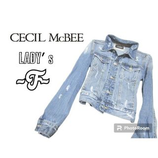 セシルマクビー(CECIL McBEE)のレディースF◇CECIL MC BEE◇ダメージ加工Gジャン(Gジャン/デニムジャケット)