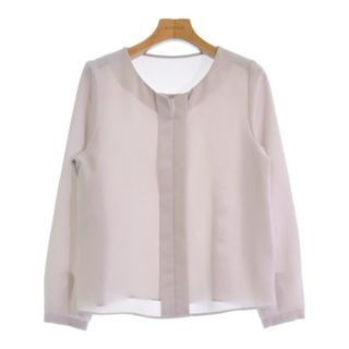 ナチュラルビューティーベーシック(NATURAL BEAUTY BASIC)のNATURAL BEAUTY BASIC ブラウス S ピンクベージュ 【古着】【中古】(シャツ/ブラウス(長袖/七分))