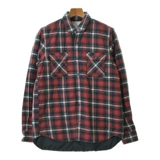 サカイ(sacai)のsacai サカイ カジュアルシャツ 2(M位) 赤x紺x白等(チェック) 【古着】【中古】(シャツ)