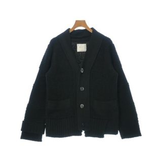 サカイ(sacai)のsacai サカイ カーディガン 1(S位) 黒 【古着】【中古】(カーディガン)