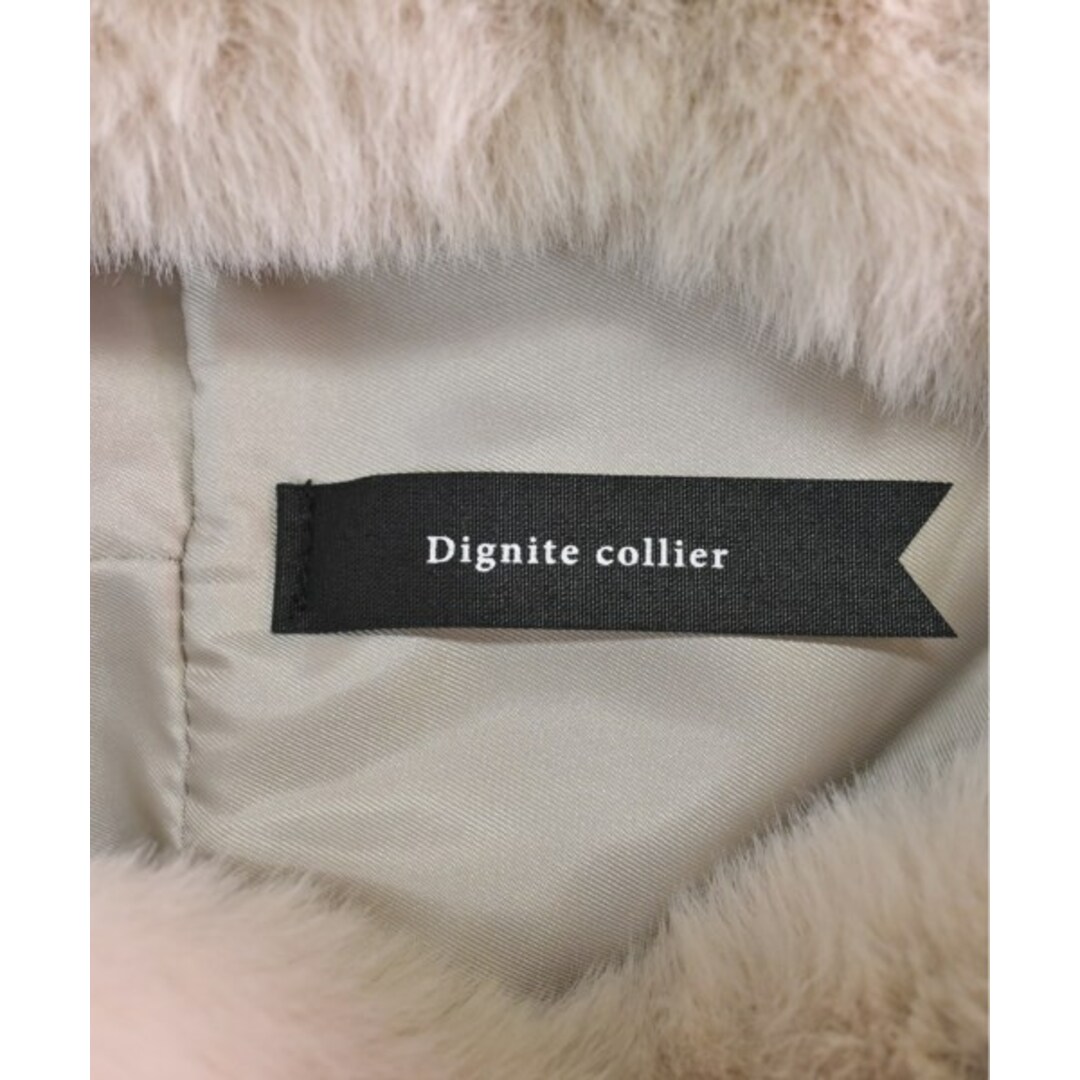 Dignite collier(ディニテコリエ)のDignite collier ディニテコリエ ブルゾン F ベージュ 【古着】【中古】 レディースのジャケット/アウター(その他)の商品写真