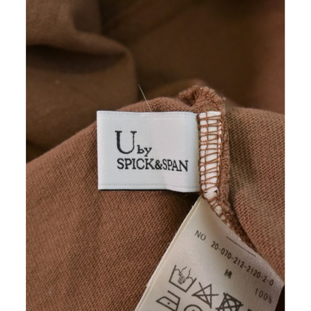 U by SPICK&SPAN(ユーバイスピックアンドスパン)のU BY Spick & Span Tシャツ・カットソー F 茶 【古着】【中古】 レディースのトップス(カットソー(半袖/袖なし))の商品写真