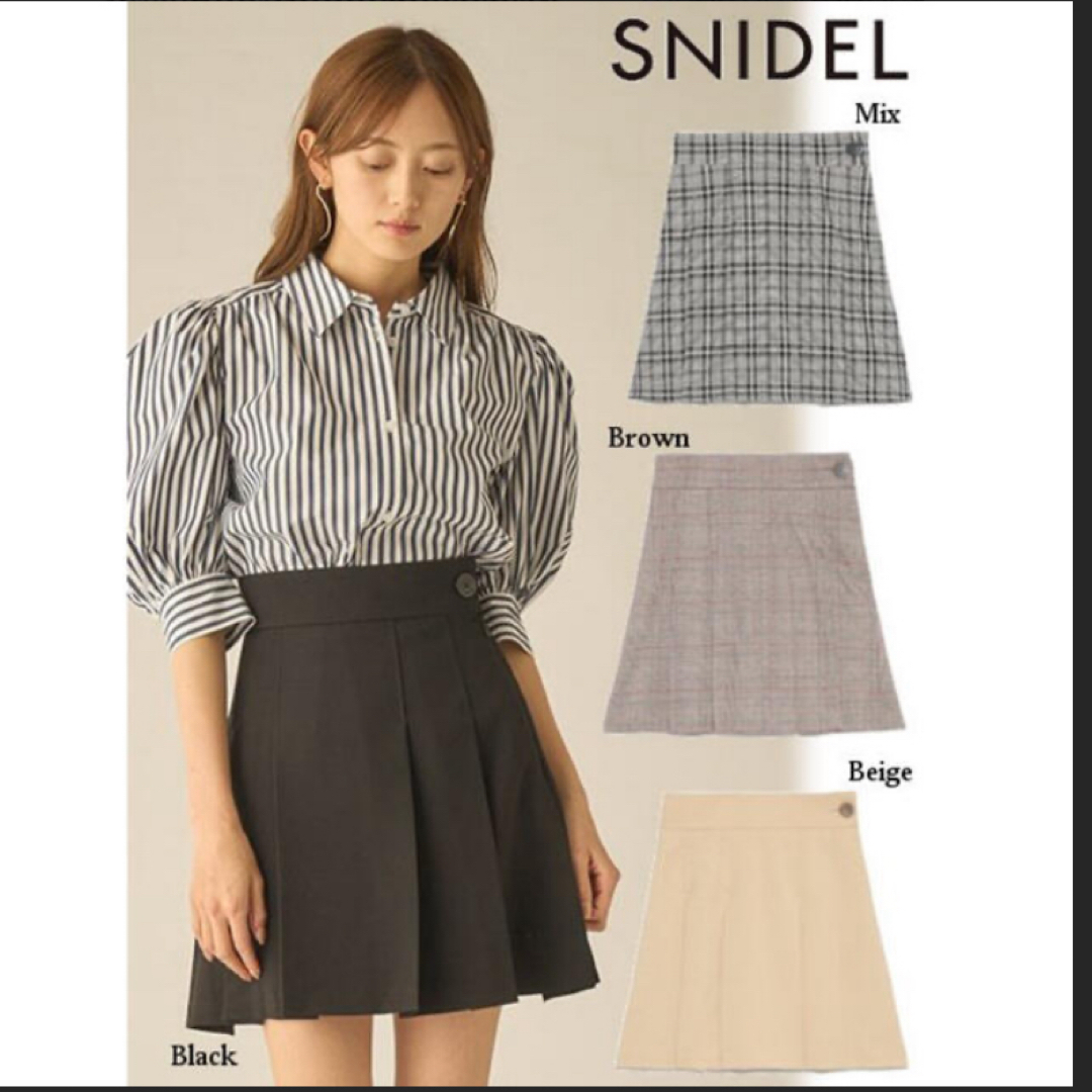 SNIDEL - snidel プリーツスカショーパンの通販 by 's shop SNIDEL - snidel プリーツスカショーパンの通販 by 's shop