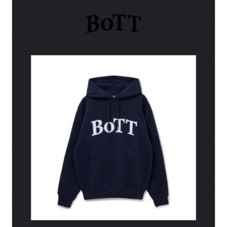 ワンエルディーケーセレクト(1LDK SELECT)のBOTT OG Logo Pullover Hoodie (navy) XL(パーカー)