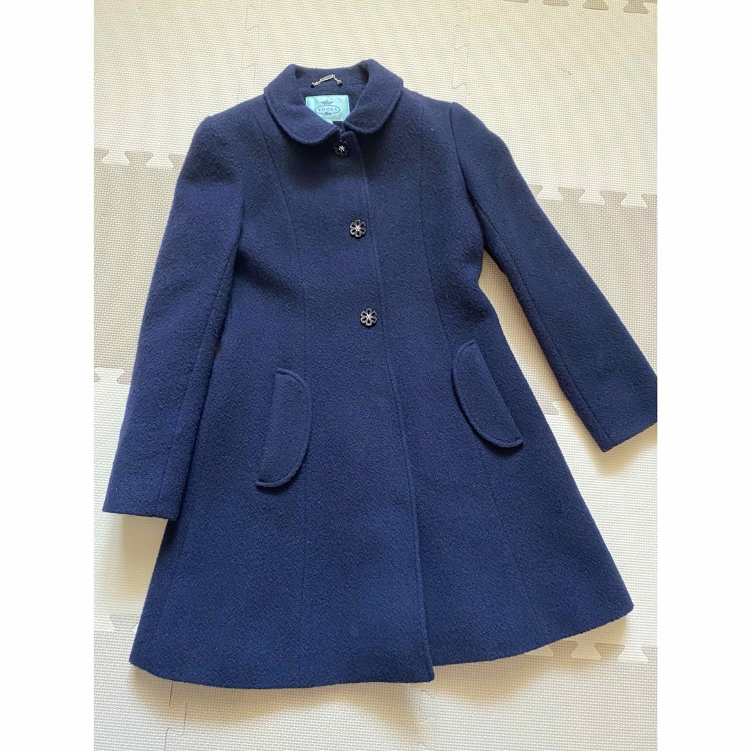 TOCCA(トッカ)のトッカコート　ネイビー　140 キッズ/ベビー/マタニティのキッズ服女の子用(90cm~)(コート)の商品写真