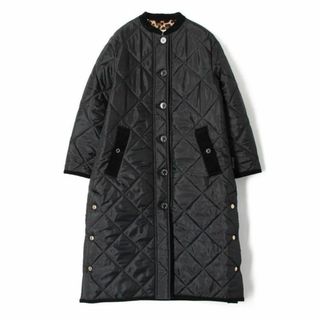 MACKINTOSH マッキントッシュ キルティング ロングコート レオパード