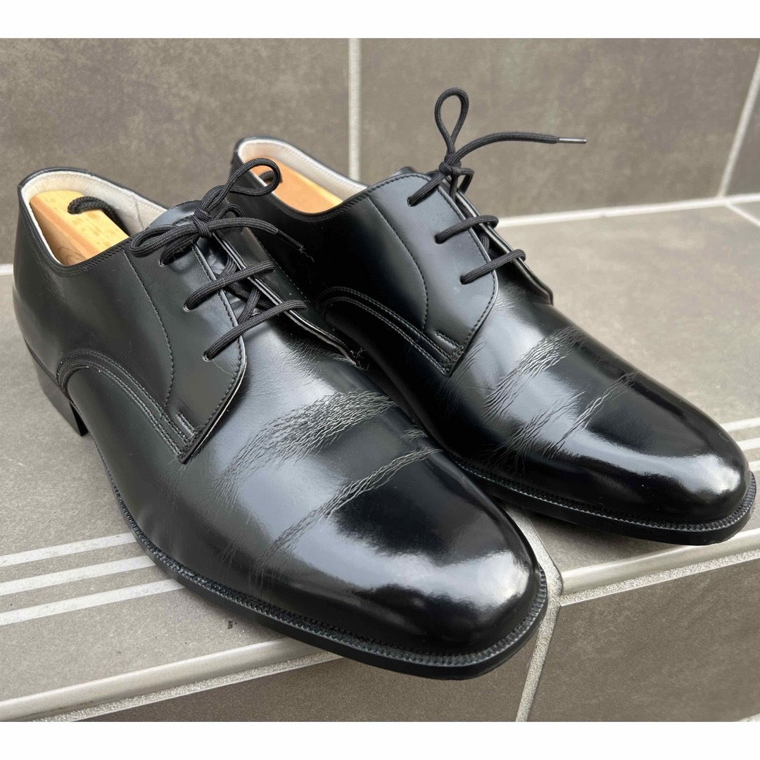 OTSUKA SHOE(オーツカ)の皇室御用達　Otsuka大塚製靴 プレーントゥ　外羽　ビジネスシューズ　ブラック メンズの靴/シューズ(ドレス/ビジネス)の商品写真