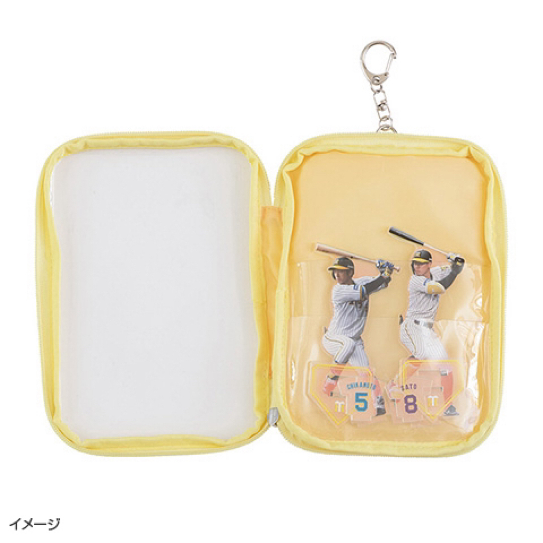 【阪神タイガース】アクスタケース パープル スポーツ/アウトドアの野球(応援グッズ)の商品写真