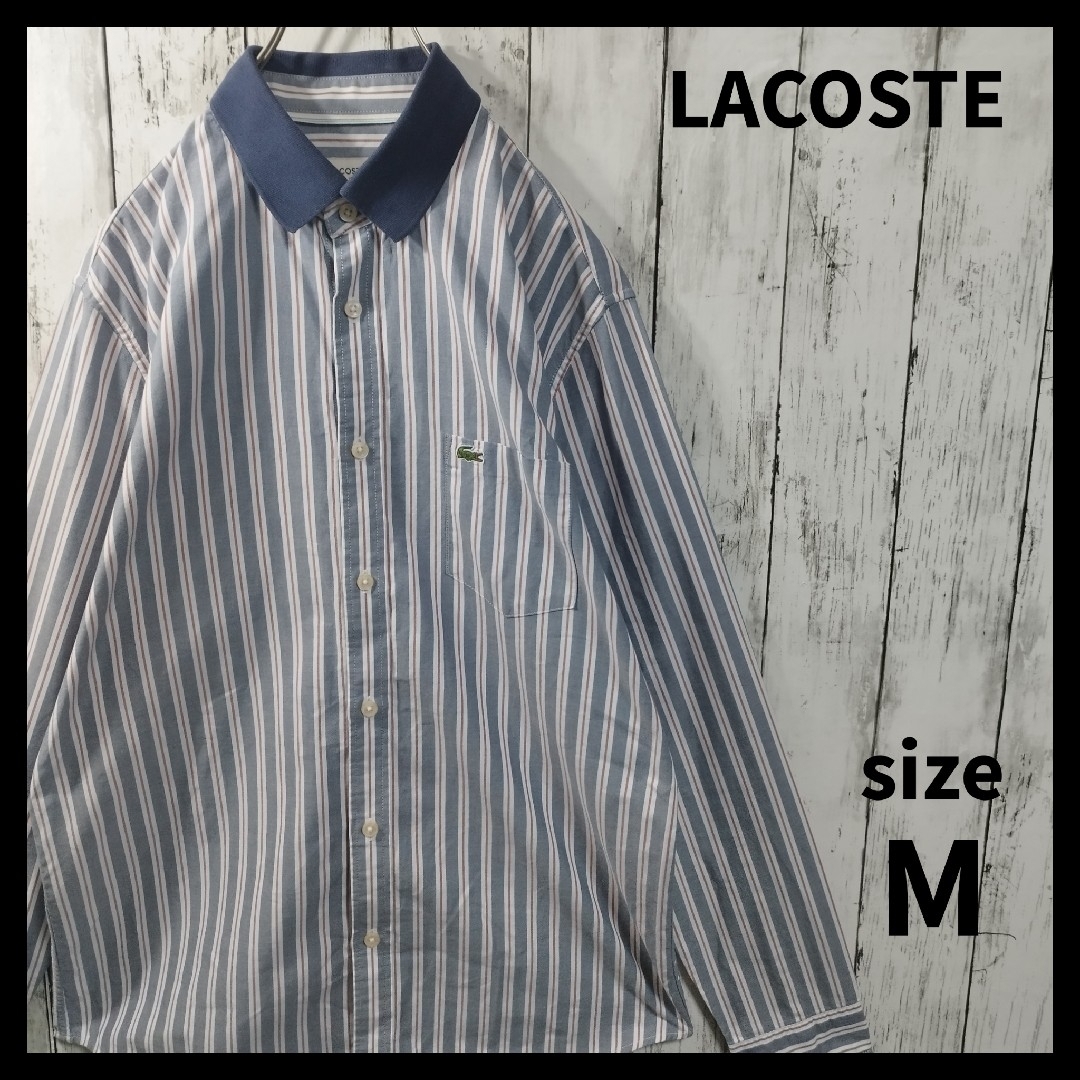 LACOSTE(ラコステ)の【LACOSTE】Stripe Full Open Shirt　D227 メンズのトップス(シャツ)の商品写真