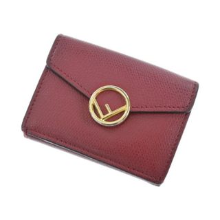 フェンディ(FENDI)のFENDI フェンディ 財布・コインケース - エンジ 【古着】【中古】(財布)