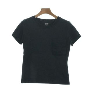 エルメス(Hermes)のHERMES エルメス Tシャツ・カットソー 34(XXS位) 黒 【古着】【中古】(カットソー(半袖/袖なし))