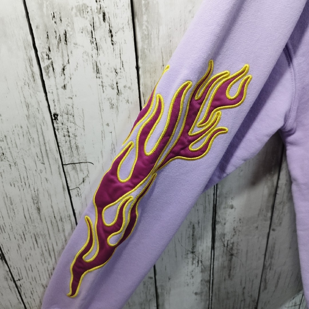 GALFY(ガルフィー)の【GALFY】Fire Sleeve Dog Hoodie　D215 メンズのトップス(パーカー)の商品写真