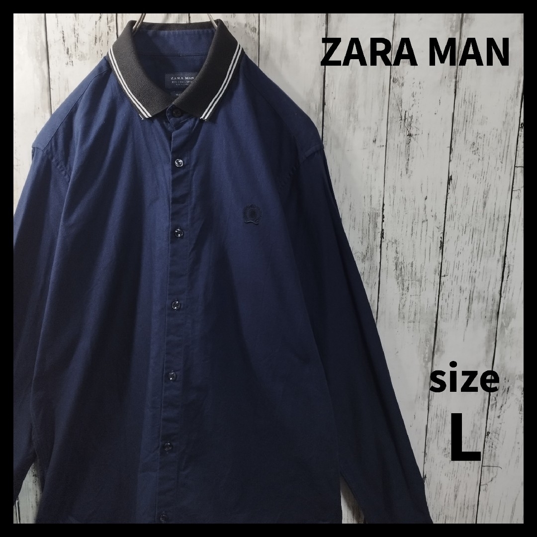 ZARA(ザラ)の【ZARA MAN】Full Open Oxford Shirt　D239 メンズのトップス(シャツ)の商品写真