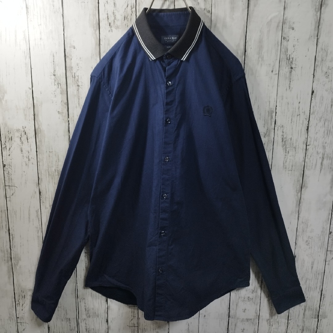 ZARA(ザラ)の【ZARA MAN】Full Open Oxford Shirt　D239 メンズのトップス(シャツ)の商品写真