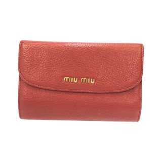 ミュウミュウ(miumiu)のミュウミュウ MiuMiu 三つ折り財布    レディース(財布)