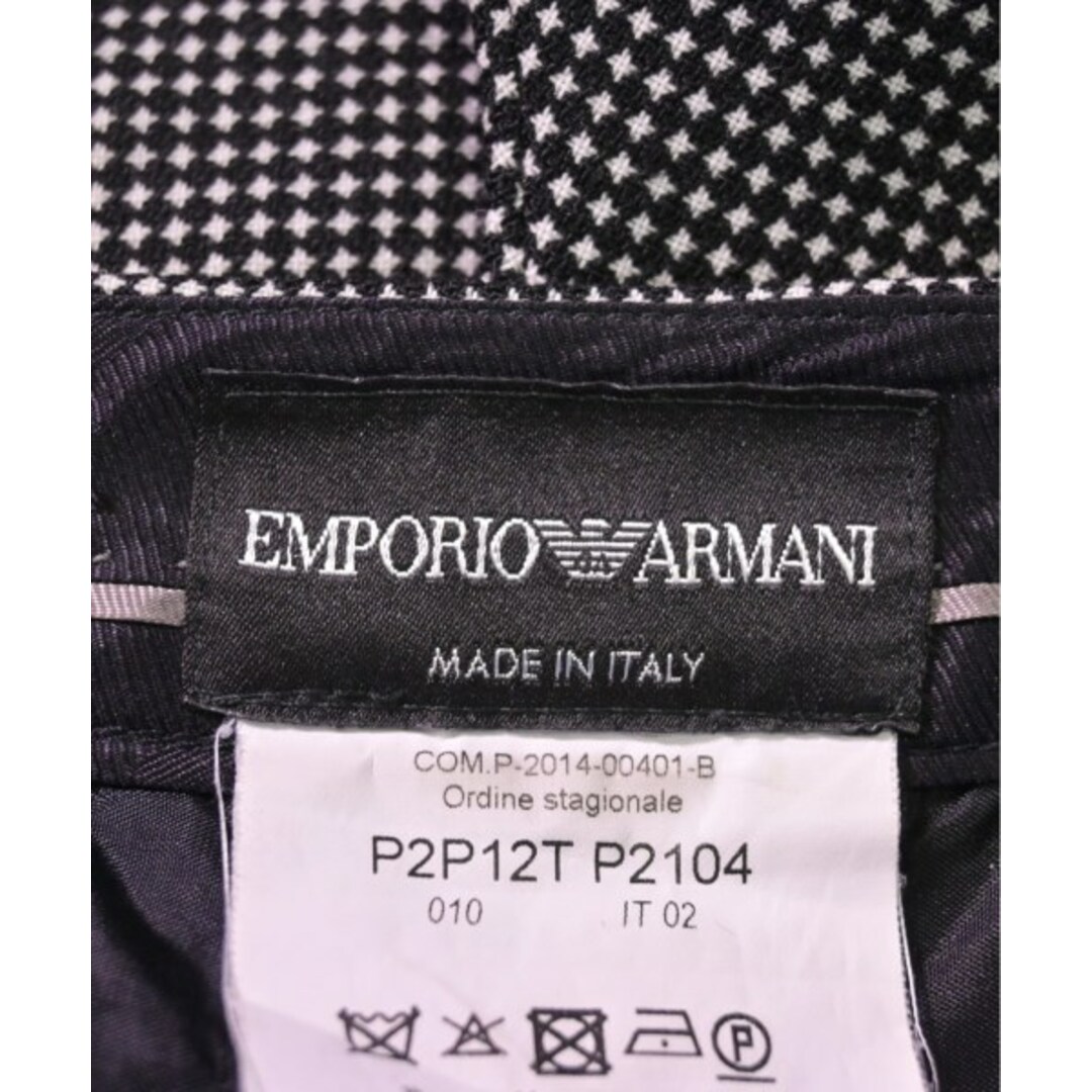 Emporio Armani(エンポリオアルマーニ)のEMPORIO ARMANI パンツ（その他） 36(XS位) 白x黒(総柄) 【古着】【中古】 レディースのパンツ(その他)の商品写真