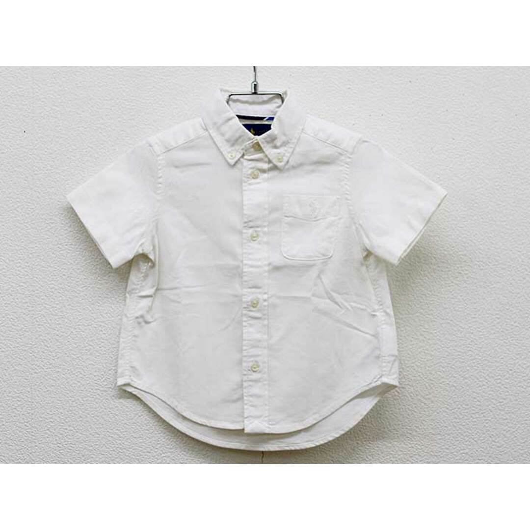 Ralph Lauren(ラルフローレン)の【新入荷!】 ▼ラルフローレン/Ralph Lauren▼90cm(2T) 半袖シャツ 白 お受験 フォーマル お稽古 通塾 見学会 面接 通学 見学会 説明会 運動適正 運動テスト【中古】 子供服 キッズ kids 男の子 fml 621042 キッズ/ベビー/マタニティのベビー服(~85cm)(シャツ/カットソー)の商品写真