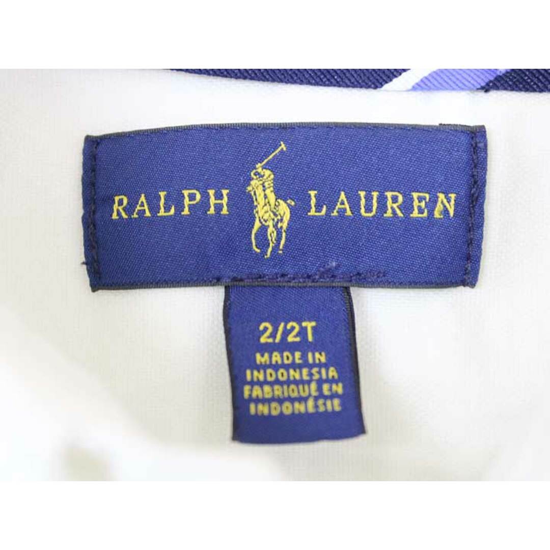 Ralph Lauren(ラルフローレン)の【新入荷!】 ▼ラルフローレン/Ralph Lauren▼90cm(2T) 半袖シャツ 白 お受験 フォーマル お稽古 通塾 見学会 面接 通学 見学会 説明会 運動適正 運動テスト【中古】 子供服 キッズ kids 男の子 fml 621042 キッズ/ベビー/マタニティのベビー服(~85cm)(シャツ/カットソー)の商品写真