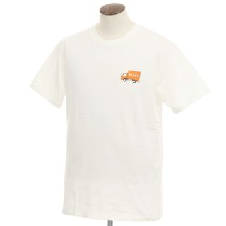 ビームス(BEAMS)の【中古】ビームス BEAMS 2023年秋冬 コットン クルーネック 半袖Ｔシャツ ホワイト【サイズL】【メンズ】(Tシャツ/カットソー(半袖/袖なし))