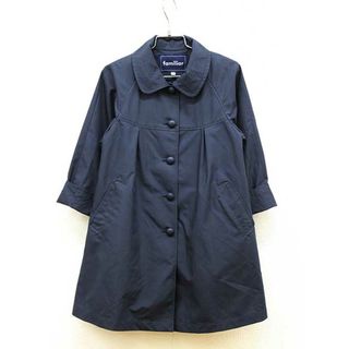 ファミリア(familiar)の【新入荷!】現行 ▼ファミリア/familiar▼110cm ライナー付きオーバーコート 濃紺 2way お受験 フォーマル お稽古 通塾 見学会 面接 通学 入学式 卒園式 結婚式 【中古】 子供服 キッズ kids 女の子 fml 621042(ジャケット/上着)