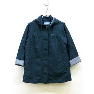 ファミリア(familiar)の【新入荷!】 ▼ファミリア/familiar▼120cm ライナー付きコート 濃紺×白×紺 2way お受験 フォーマル お稽古 通塾 見学会 面接 通学 入学式 卒園式 結婚式 【中古】 子供服 キッズ kids 女の子 fml 621042(ジャケット/上着)