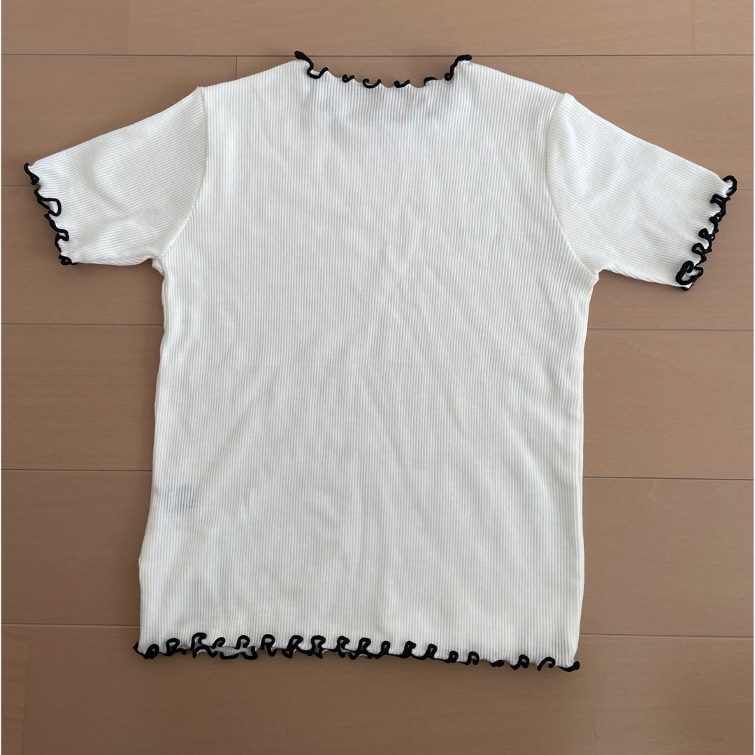 COMME CA ISM(コムサイズム)のコムサイズム　フリル　半袖Tシャツ キッズ/ベビー/マタニティのキッズ服女の子用(90cm~)(Tシャツ/カットソー)の商品写真