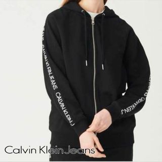 Calvin Klein Jeans ジップアップ フーディ パーカー(パーカー)