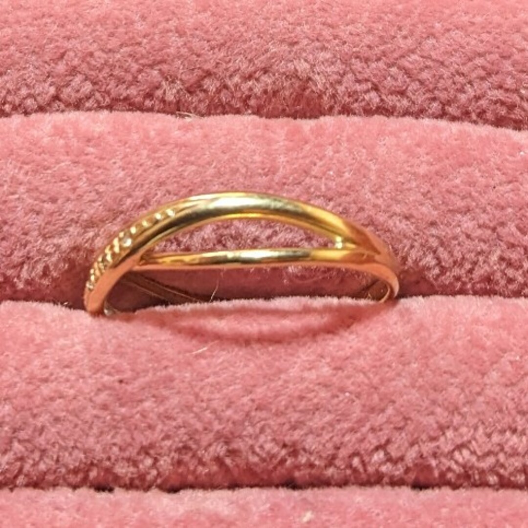 K10 天然ダイヤモンドリング９号　ココカル レディースのアクセサリー(リング(指輪))の商品写真
