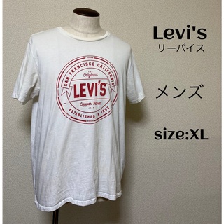 90s USA製 大きいサイズ XL ■ リーバイス プリント 半袖 Tシャツ