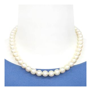 ミキモト(MIKIMOTO)のミキモト アコヤ パール ネックレス K18 (K18WG) レディース MIKIMOTO 【中古】 【ジュエリー】(ネックレス)