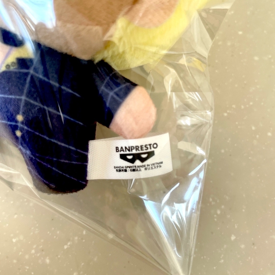 BANDAI NAMCO Entertainment(バンダイナムコエンターテインメント)のジョジョの奇妙な冒険 黄金の風 ちみっともぬい ぬいぐるみ2種セット エンタメ/ホビーのおもちゃ/ぬいぐるみ(ぬいぐるみ)の商品写真