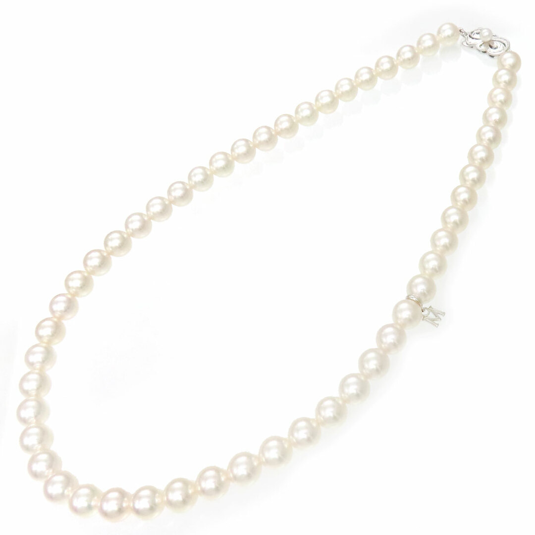 MIKIMOTO(ミキモト)のミキモト アコヤ パール ネックレス WK-754 K18 (K18WG) レディース MIKIMOTO [美品] 【中古】 【ジュエリー】 レディースのアクセサリー(ネックレス)の商品写真