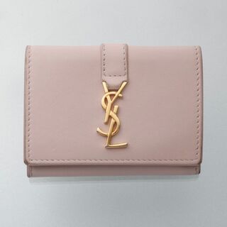 サンローラン(Saint Laurent)のK3685M サンローラン パリ YSLライン  三つ折 ミニ 財布 ITALY(財布)