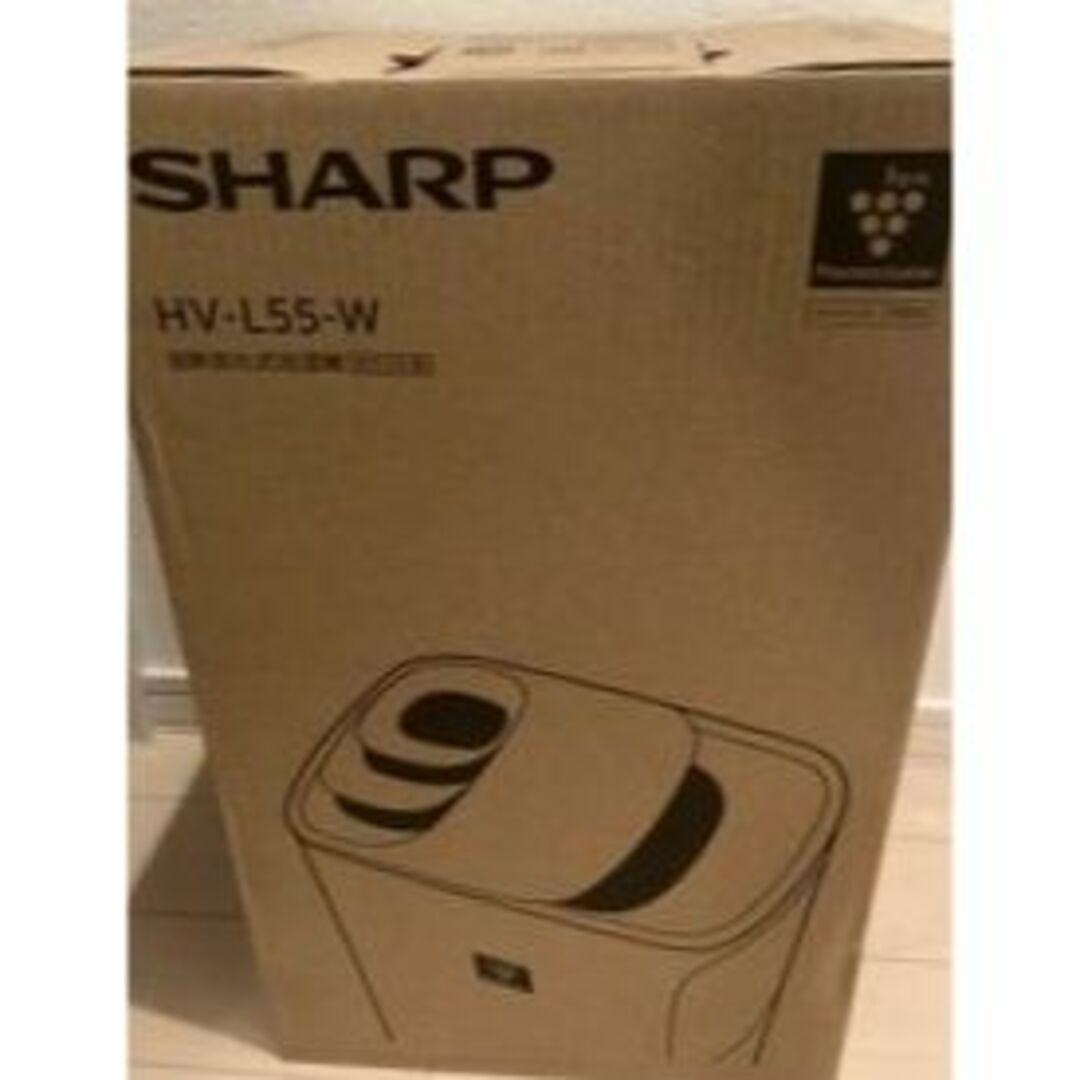 SHARP(シャープ)の●HV-L55-W プラズマクラスター搭載 加湿器 シャープ 白 ホワイト スマホ/家電/カメラの生活家電(加湿器/除湿機)の商品写真