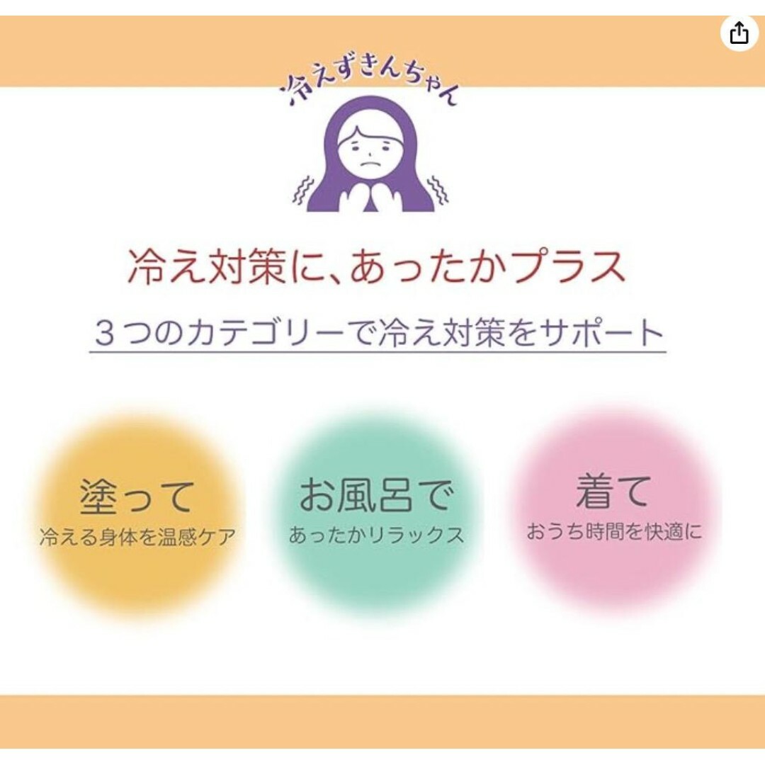 冷えずきんちゃん　温感　あったか ハンドクリーム　オレンジの香り　２本セット コスメ/美容のボディケア(ハンドクリーム)の商品写真