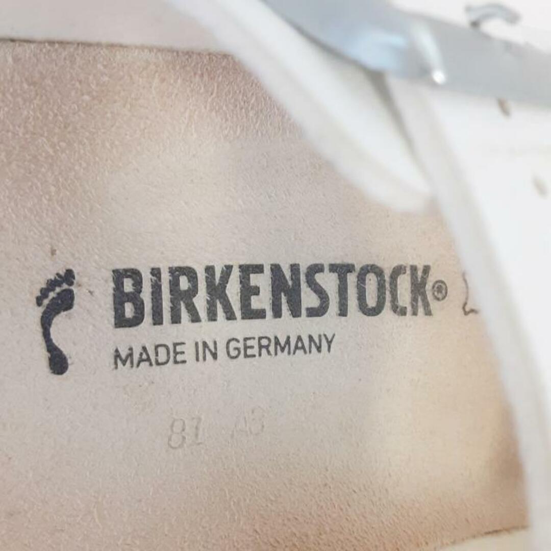 BIRKENSTOCK(ビルケンシュトック)のビルケンシュトック サンダル 36 - 白 合皮 レディースの靴/シューズ(サンダル)の商品写真