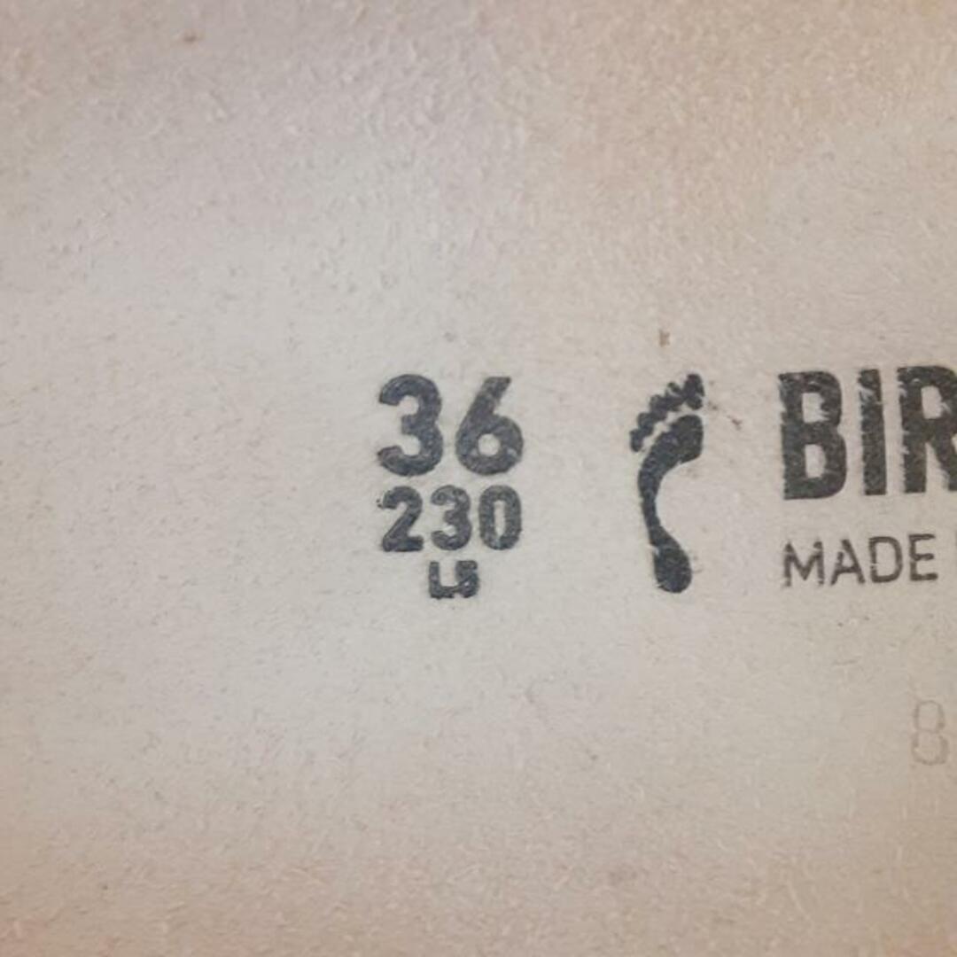 BIRKENSTOCK(ビルケンシュトック)のビルケンシュトック サンダル 36 - 白 合皮 レディースの靴/シューズ(サンダル)の商品写真