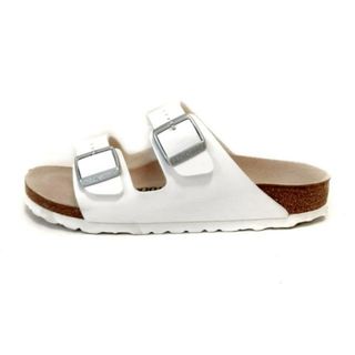 ビルケンシュトック(BIRKENSTOCK)のビルケンシュトック サンダル 36 - 白 合皮(サンダル)