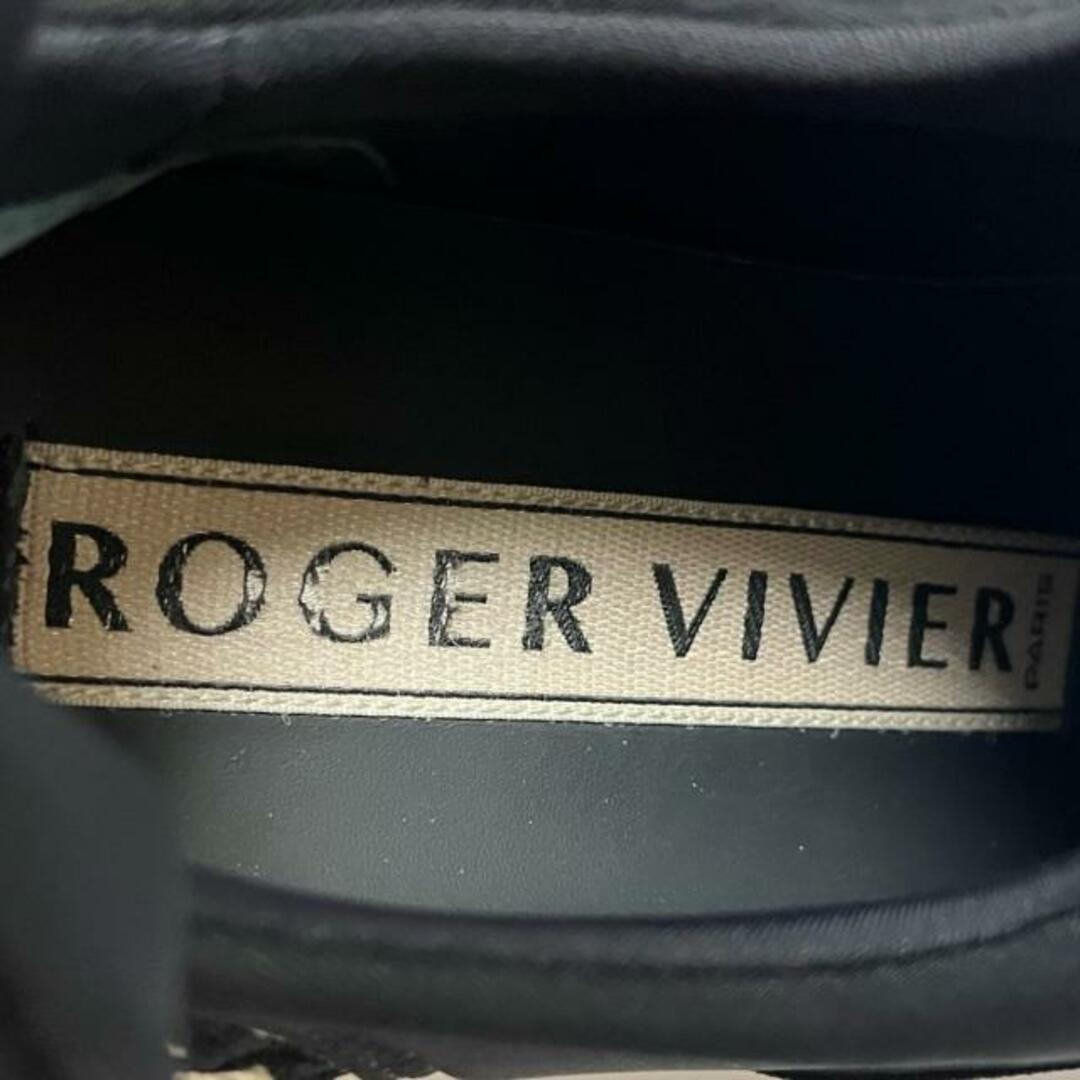 ROGER VIVIER(ロジェヴィヴィエ)のロジェヴィヴィエ スニーカー 37 - 黒×白 レディースの靴/シューズ(スニーカー)の商品写真