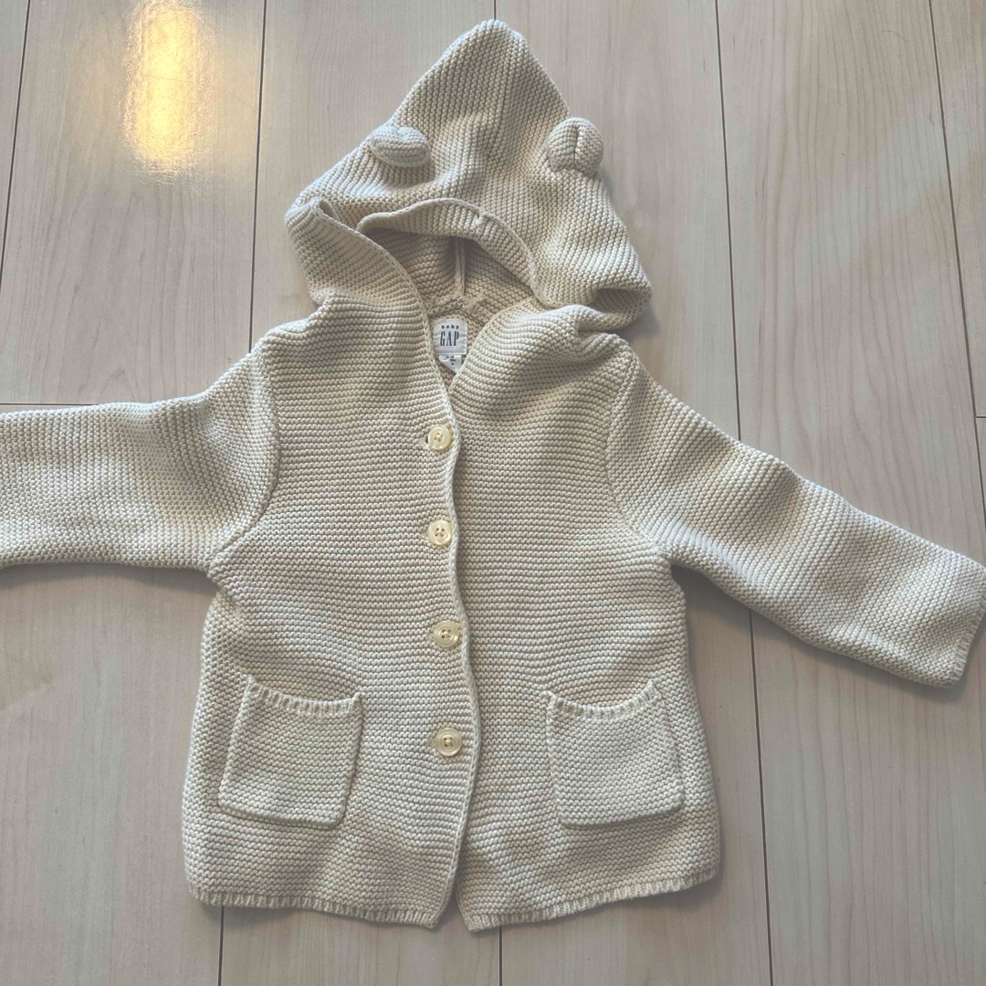 babyGAP(ベビーギャップ)のGapbabyブラナンベア ガーターセーター (ベビー) キッズ/ベビー/マタニティのベビー服(~85cm)(ニット/セーター)の商品写真