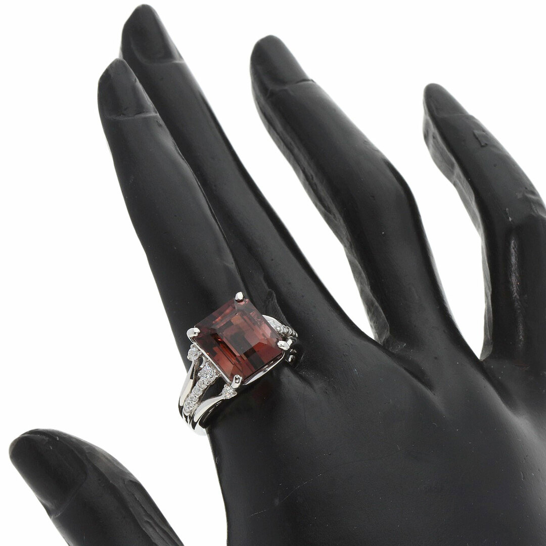 SELECT JEWELRY バイカラートルマリン ダイヤモンド リング・指輪 PT900 レディース レディースのアクセサリー(リング(指輪))の商品写真