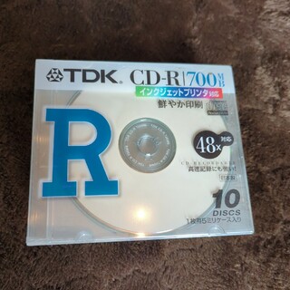 ティーディーケイ(TDK)のTDK　CD-R　700MB　48倍速対応　10枚セット(その他)