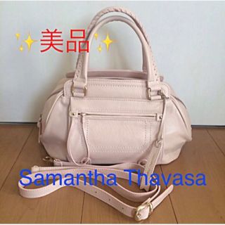 サマンサタバサ(Samantha Thavasa)の美品 サマンサタバサ ハンドバッグ ショルダーバッグ 【 Samantha 】(ショルダーバッグ)