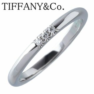 ティファニー(Tiffany & Co.)のティファニー ダイヤ リング クラシック バンド フォーエバー 3PD 10号 幅2.0mm PT950 新品仕上げ済 TIFFANY【15620】(リング(指輪))