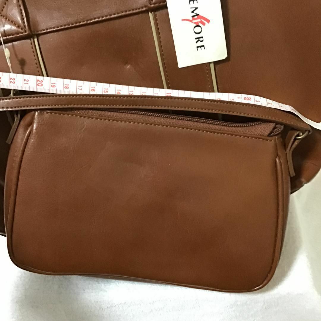 未使用美品✨LEMIOREレミオーレセミショルダーバッグトートバッグポーチセット レディースのバッグ(ショルダーバッグ)の商品写真
