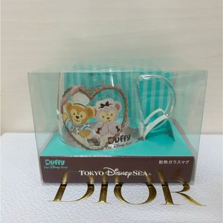 ディズニー(Disney)の新品 ディズニーシー バレンタイン ダッフィー シェリーメイ 耐熱ガラスマグ(グラス/カップ)