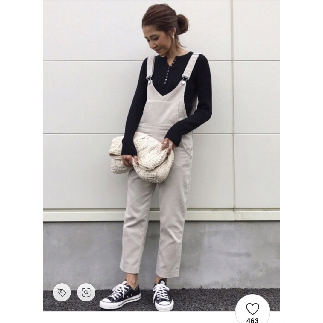 ZARA(ザラ)のzara コーデュロイ　オーバーオール レディースのパンツ(サロペット/オーバーオール)の商品写真