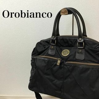 オロビアンコ(Orobianco)の美品✨Orobiancoオロビアンコショルダーバッグハンドバッグブラック黒(ショルダーバッグ)