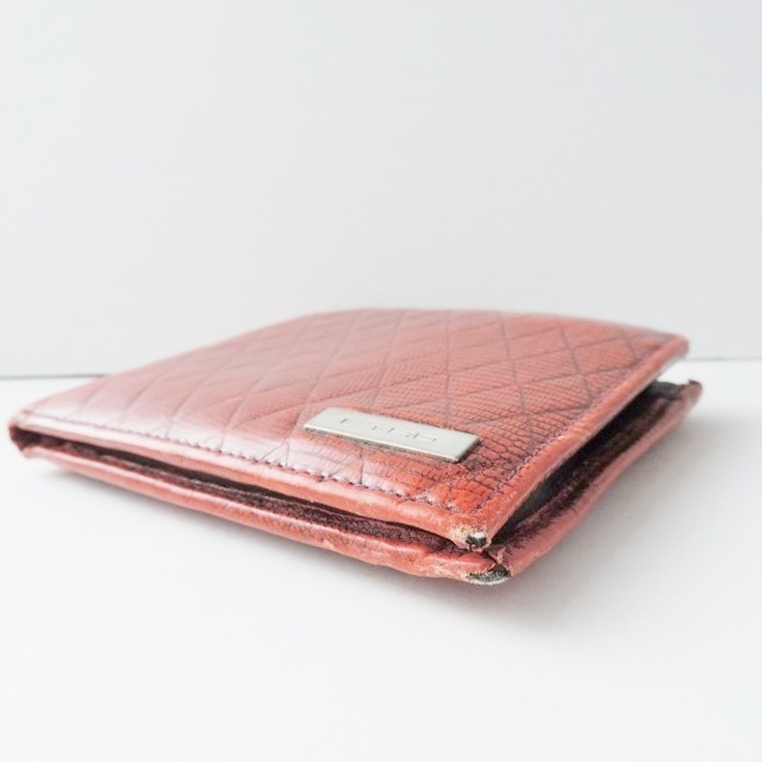ETRO(エトロ)のエトロ 2つ折り財布 - レッド 型押し加工 レディースのファッション小物(財布)の商品写真